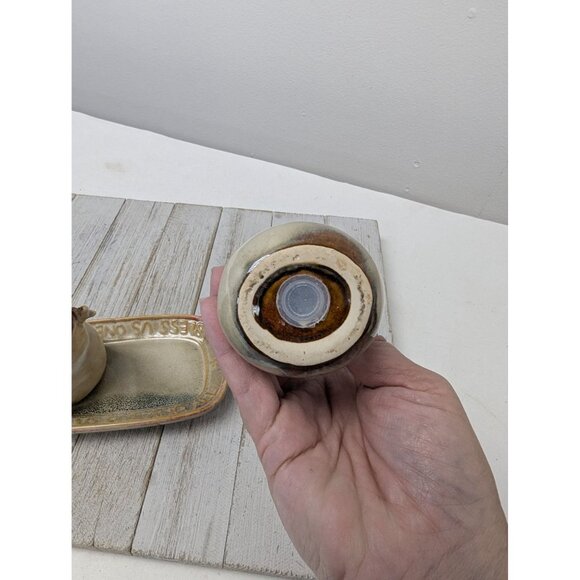 Snowmen Vintage Look Salt and Pepper Shakers with Tray 4 1/2"Tall - Picture 7 of 9